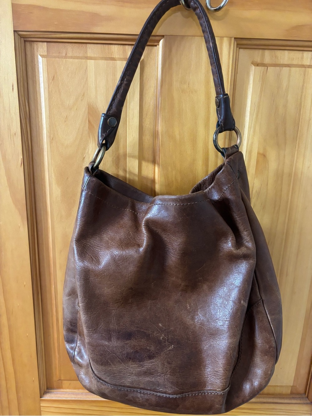 Frye Melissa Hobo Leather Bag - Picture 3 of 9